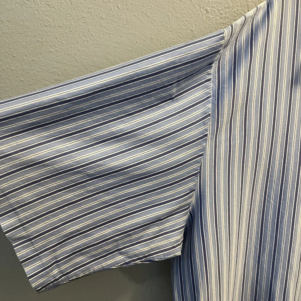 Ralph Lauren Golf Polo‎ Shirt - Blue/White Stripes XXL